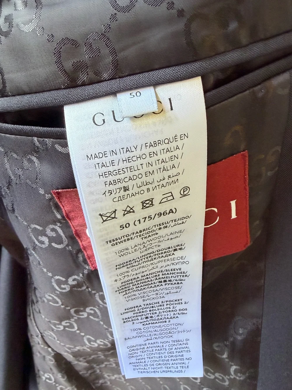 GUCCI men’s suit - blazer and pants